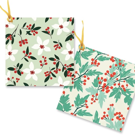 [VE-XCT-002] Christmas Gift Tags-Foliage