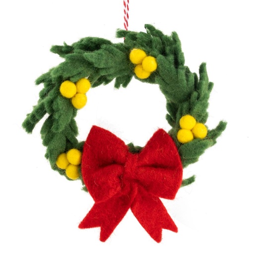 [GI-XD-DFL002] Decoration-Felt-Wreath wattle