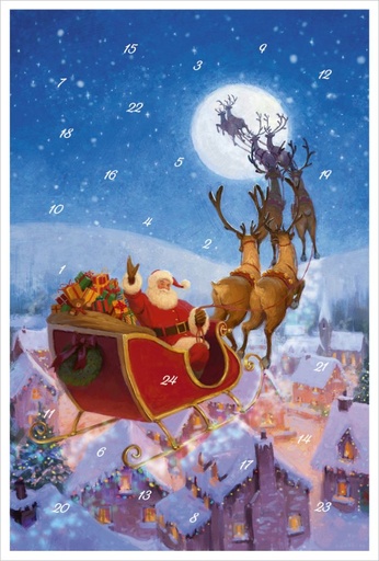 [KV-XCAL-6-12522] Advent Cal-Card-Sleight Flight II