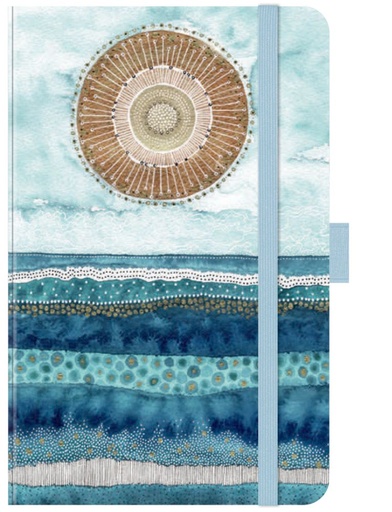 [I-KV-D27-272427] Korsch 9x14 Weekly Diary-Golden Waves