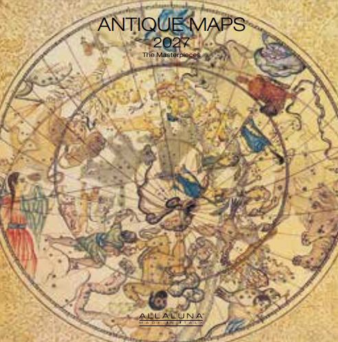 [F-AL-D27-CAL212] Allaluna 18x18 Cal-Antique Maps