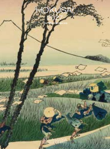 [G-AL-D27-CAL273] Allaluna 15x20 Desk Cal-Hokusai