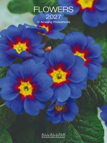 [G-AL-D27-CAL287] Allaluna 15x20 Desk Cal-Flowers