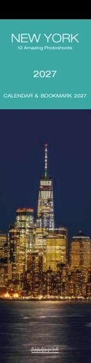 [H-AL-D27-CAL323] Allaluna 6x22 Bookmark Cal-New York