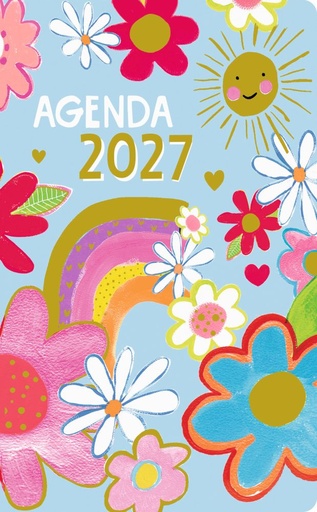[I-AQ-D27-DL25612] Aquarupella 13x21 Weekly Diary-Paper Salad
