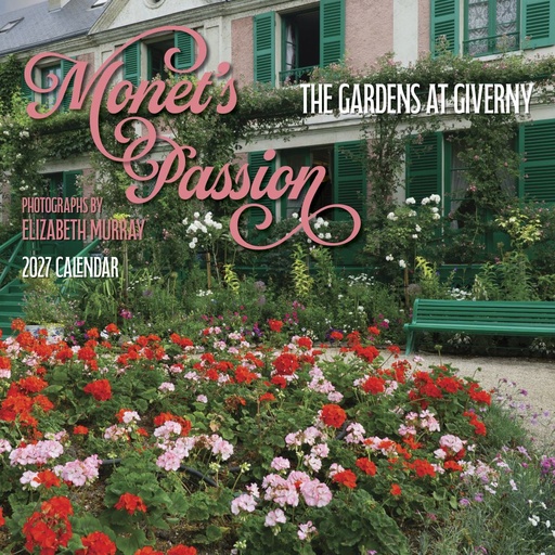 [E-PO-D27-CAL27134] Pomegranate 30x30 Cal-Monet's Passion