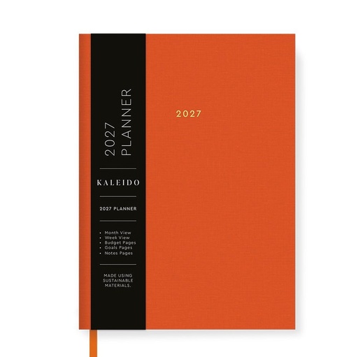 [I-AOD-D27-A5-K-13650] Kaleido A5 Soft Cover Diary-Orange